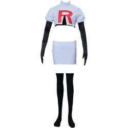 Jessie Team Rocket Cosplay Costume - Women Anime Villain Suit Outfit Halloween
