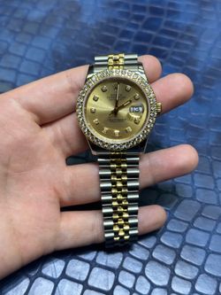 36MM Rolex DateJust Watch VS1 Natural Diamonds