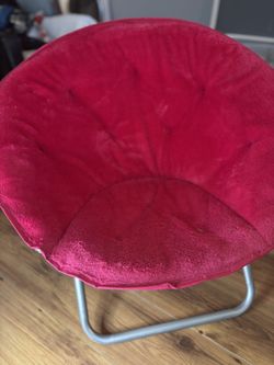 Faux Fur Saucer Chair