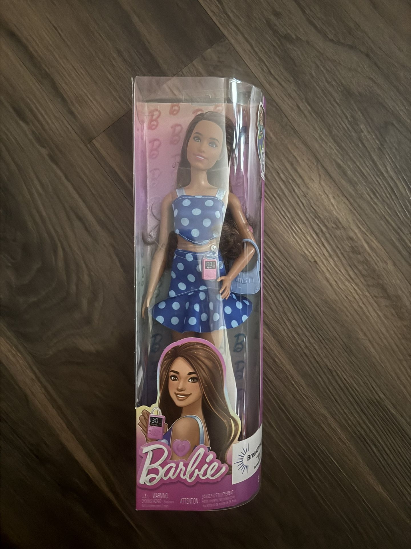 Barbie Fashionistas Doll#242 Barbie Doll with Type 1 Diabetes in Polka Dot Outfit with Accessories