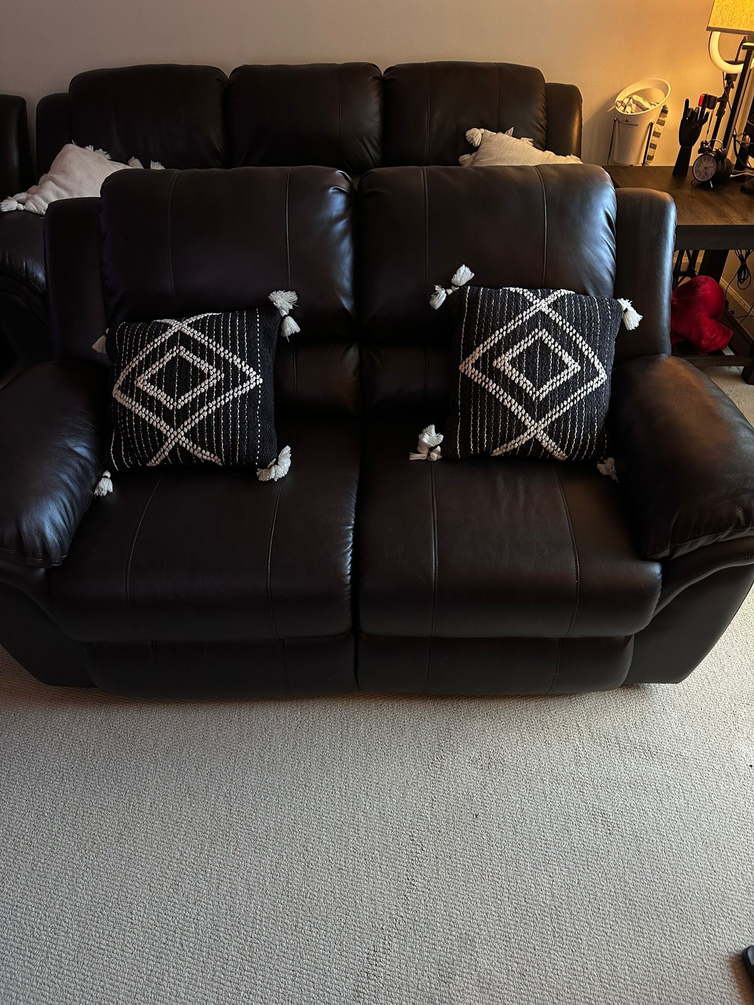 2Piece Set Of Recliners Loveseat, and Chair by American Signature for