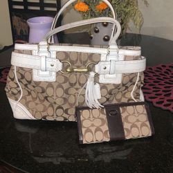 Vintage Y2k Coach Purse WITH wallet