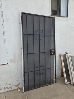 Wrought iron door