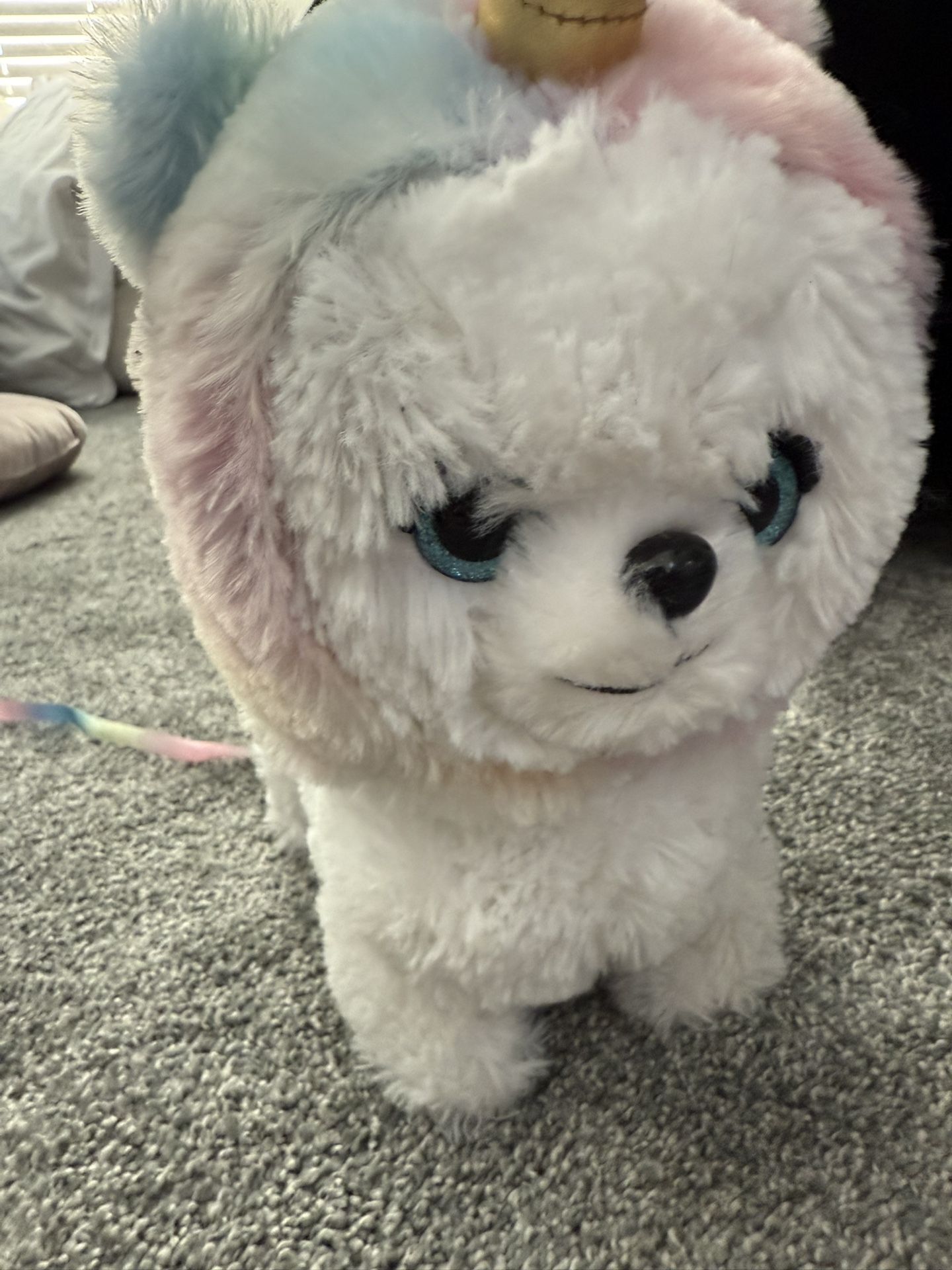 Barking Walking Toy Dog With Leash