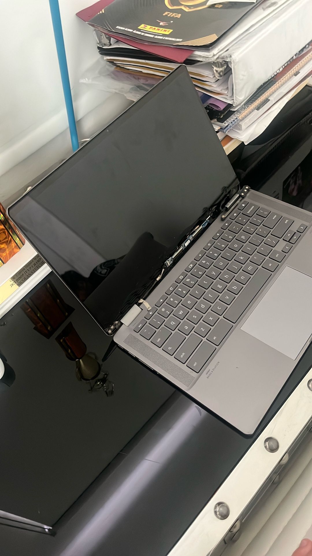 Damaged Chromebook