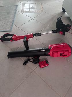 Edger and blower combo
