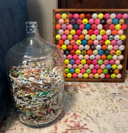Golf balls and tees