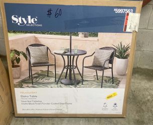 Outdoor Bistro Table Set