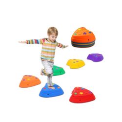 (firm Price)Stepping Stones for Kids Balance Toy Play for Toddlers Exercis Entertainment W006