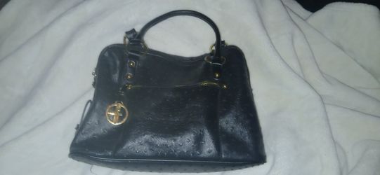 LARGE Black Purse (Leather?)