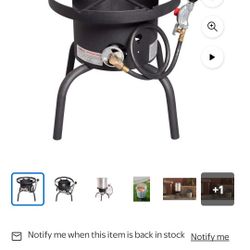 Portable Fryer Outdoor Stove Cooktop Burner Stand Gas Stove Iron Material With 3 Legs