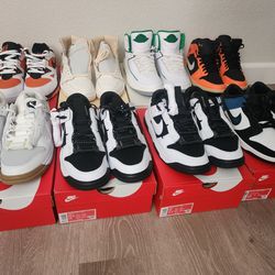 Nike Dunks And Jordan 1 And 2 Sizes 10 And 10.5