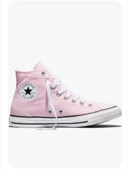 Pink Converse Unisex shoes Hi top thick sole New