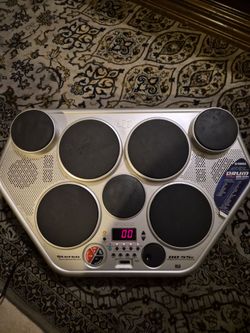 Yamaha DD-55C Digital Percussion 7-Pad Portable Electronic Drum Kit MIDI Tested!