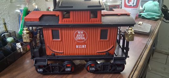 Vintage Jim Beam New Jersey Central 91197 Red Caboose Decanter - Sealed with Box