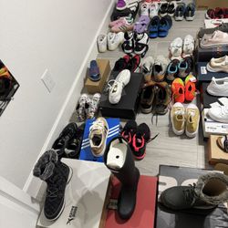 Lots Of Shoes And Some Clothes Dress 