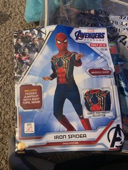 Spiderman padded muscle chest