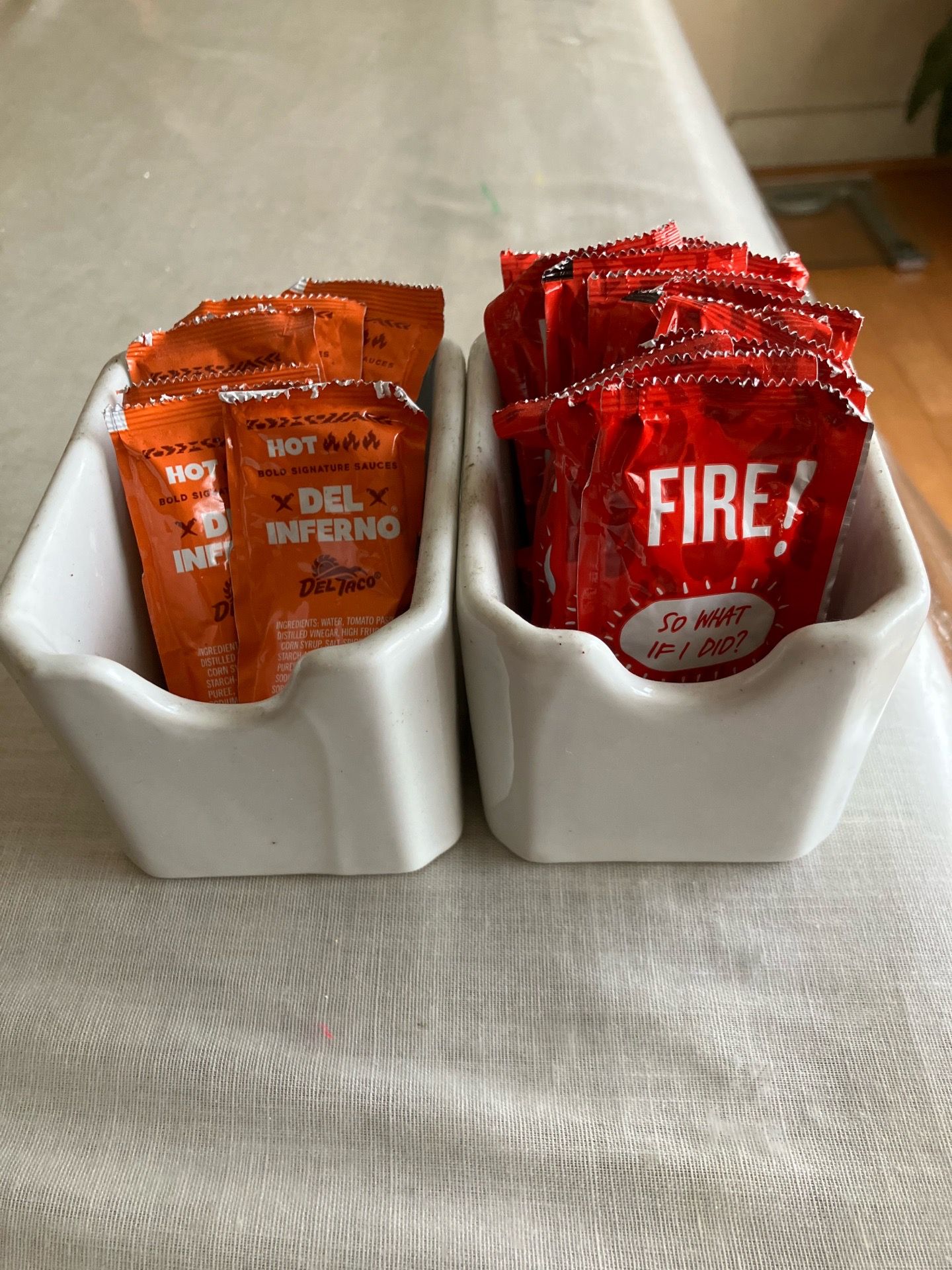Ceramic Packet Holder Set