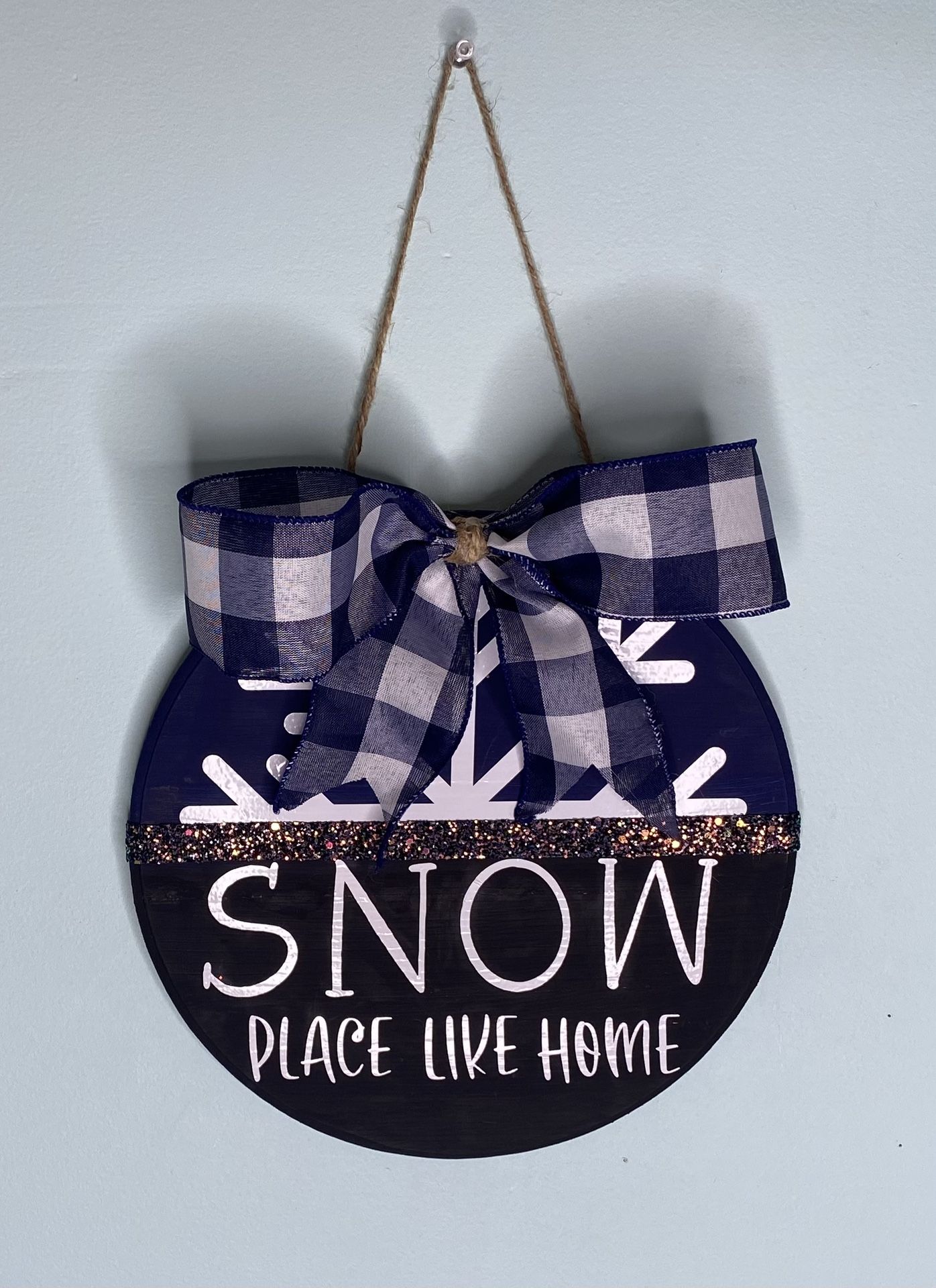 Snow Place Like Home Door Hanger