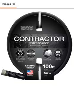 Heavy duty contractor watering hose