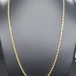 Solid Gold Rope Chain