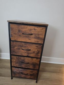 4-Drawer Rustic Storage Tower