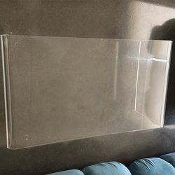 Acrylic coffee table