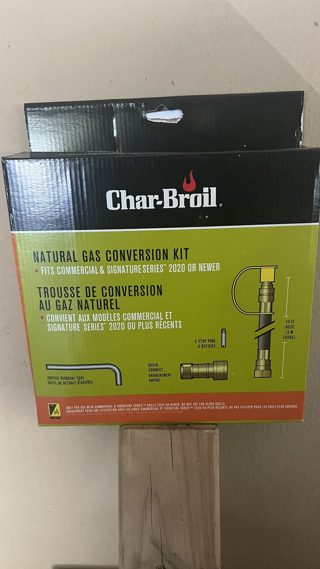 New Char-Broil Rubber Natural Gas Conversion Kit