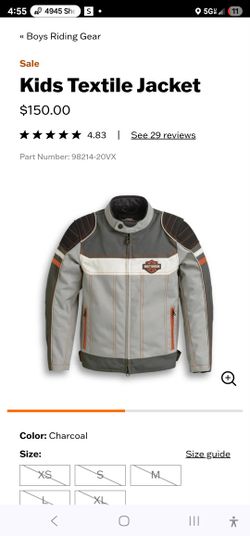Harley Davidson Jacket Kids Large Brand New