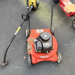 Lawnmower And Weedwhacker