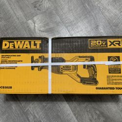 DEWALT DCS382B 20V MAX* XR® Brushless Cordless Reciprocating Saw (Tool Only)