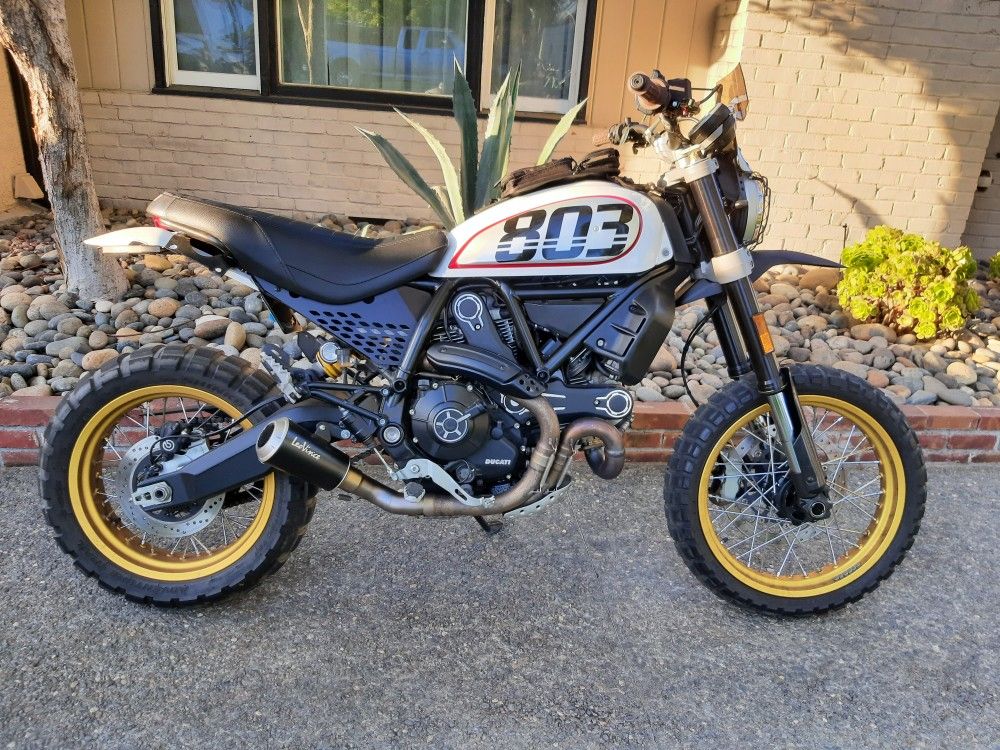 2018 Ducati Scrambler desert sled