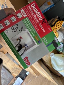 Washing machine outlet box - New