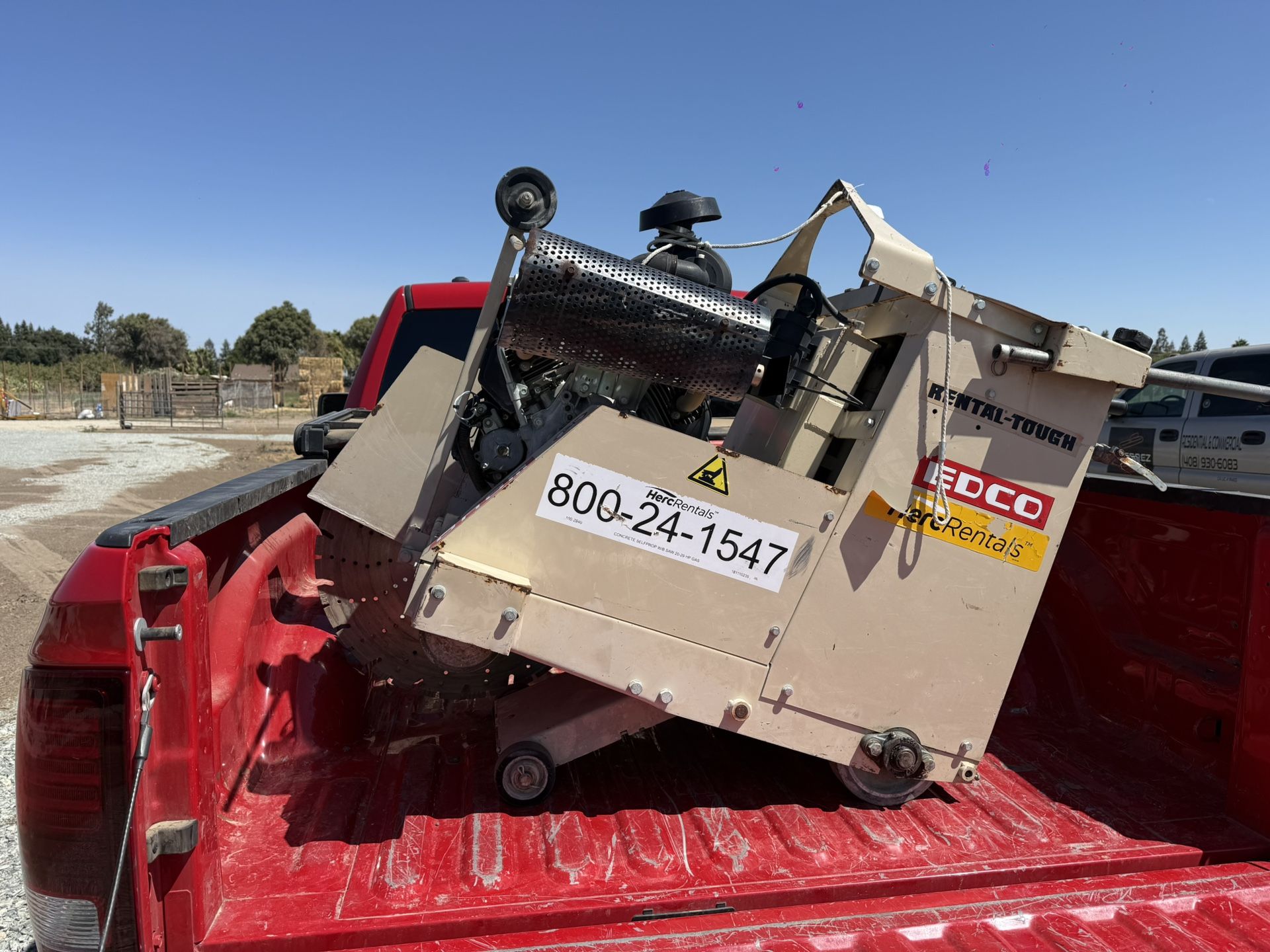 24” Edco Concrete And Asphalt Saw Low Hours