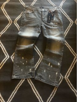 Purple Flared Jeans