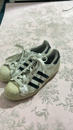 Adidas White Superstars Size 5.5