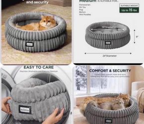 Cat bed . Dog bed