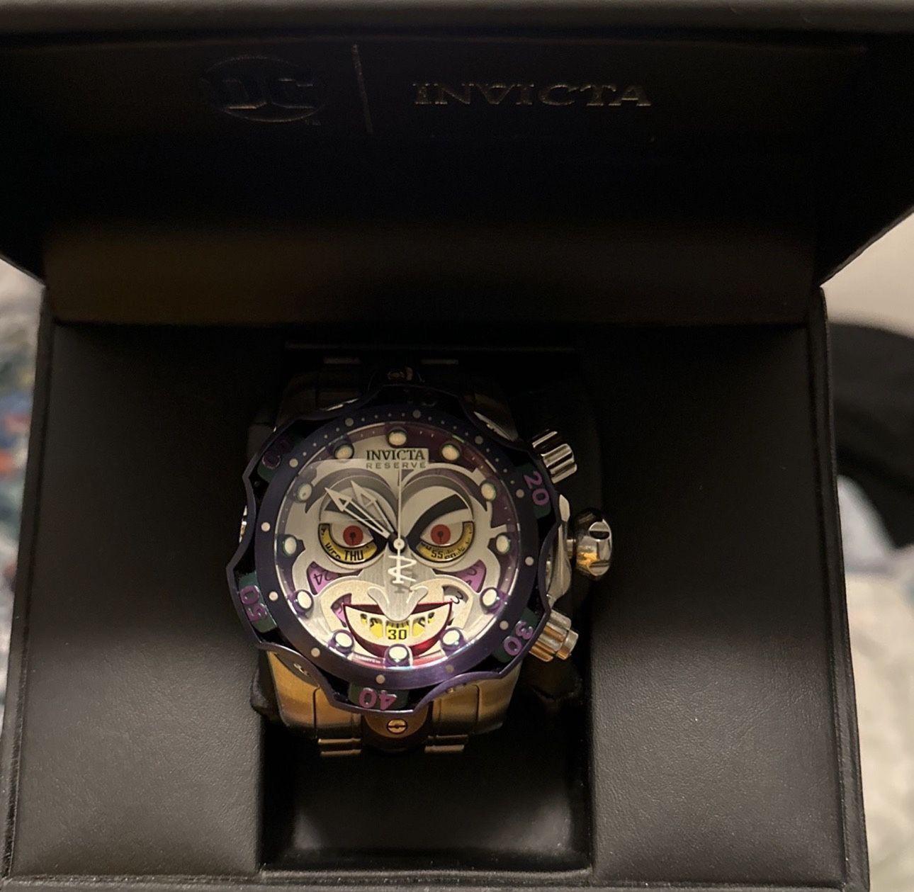 Limited Edition Joker Invicta Men’s Watch. Brand New Never Worn.