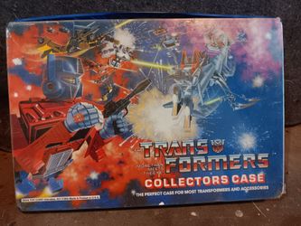 Vintage 1984 transformer G1 figure case