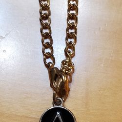 Initial Letter 'A' Handle Charm Accessory For Tumblers (OS)