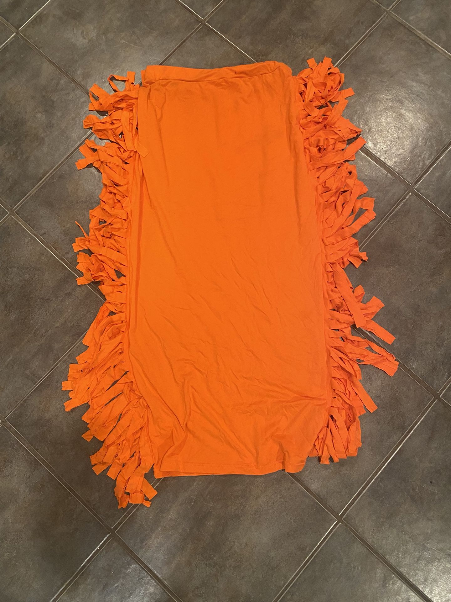 Orange skirt Medium