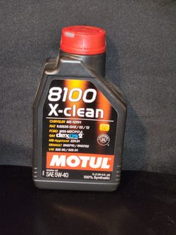 Motul Oil - 8100 X - Clean, 5W-40