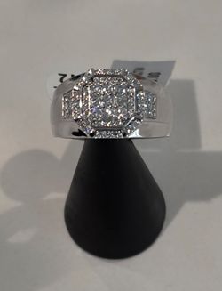 💎 3.00 CTW VVS D Moissanite Iced-Out Ring – 925 Sterling Silver – Size 12 💎