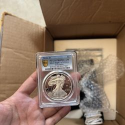 2020 W proof silver eagle World War II V75 PRIVY PCGS PR69 DCAM FIRST STRIKE