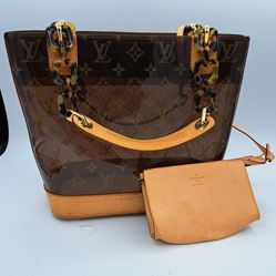 Louis Vuitton Clear Vinyl Ambre PM Bag