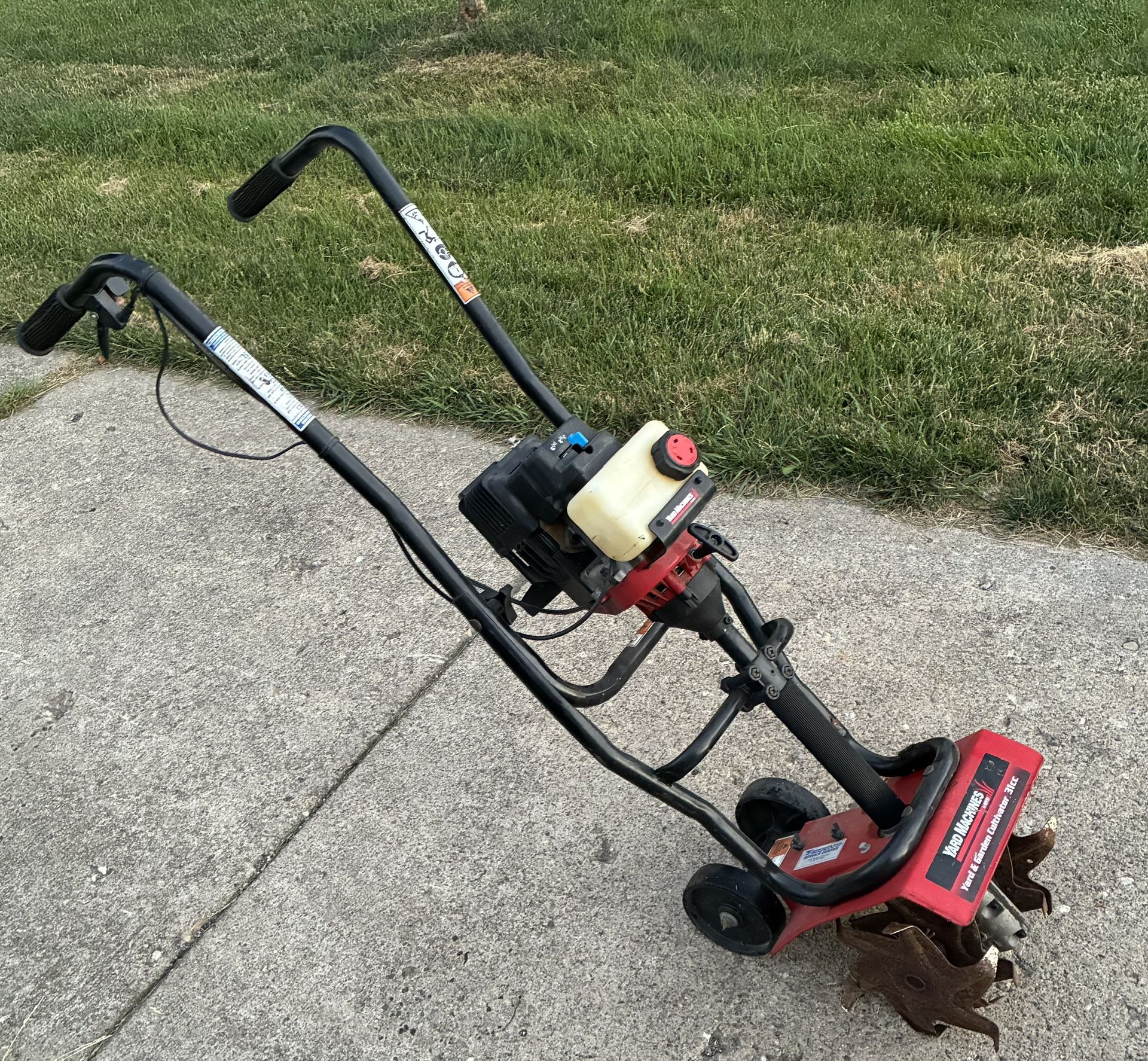 Yard Machines Gas Tiller Cultivator