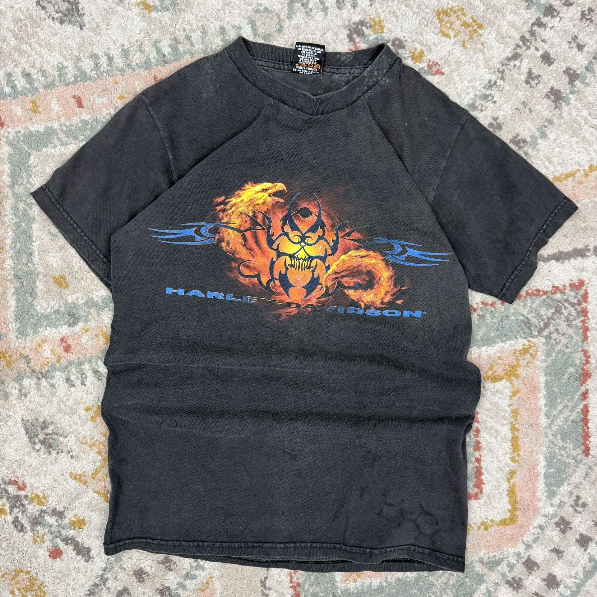 Vintage Harley Davidson Flame T Shirt  