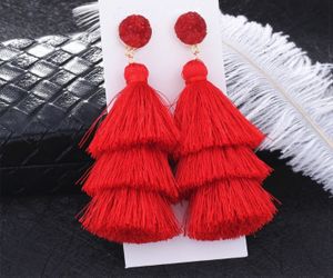 Red earrings