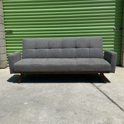 *Free Delivery* Modern Gray Wayfair Couch Sleeper Sofa Futon Bed 