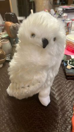 Harry Potter The Noble Collection Hedwig White Owl Plush Stuffed Animal Toy 10”